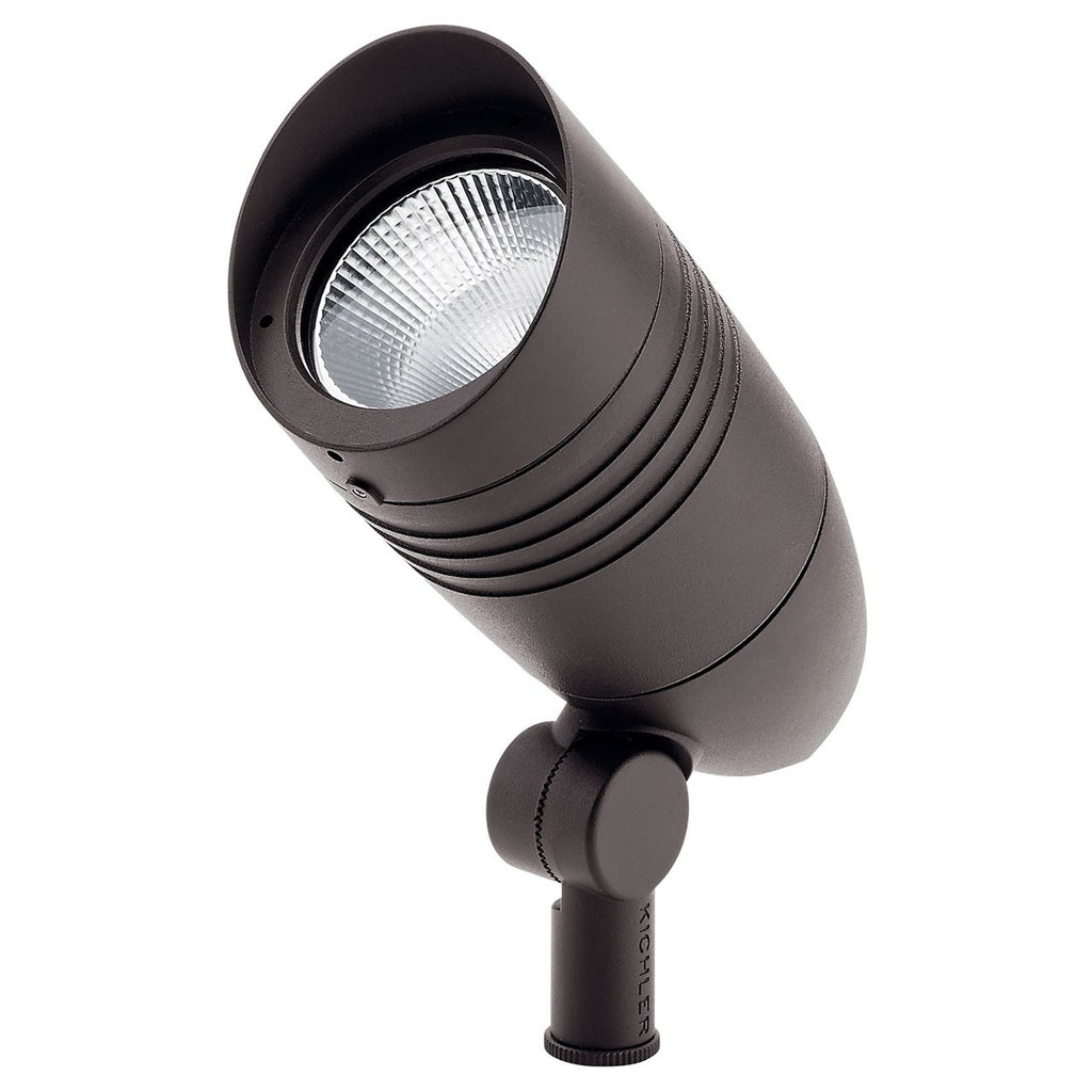 KICHLER 16216AZT30 C-Series 3000K 14W Large Accent 40-Degree Textured Architectural Bronze