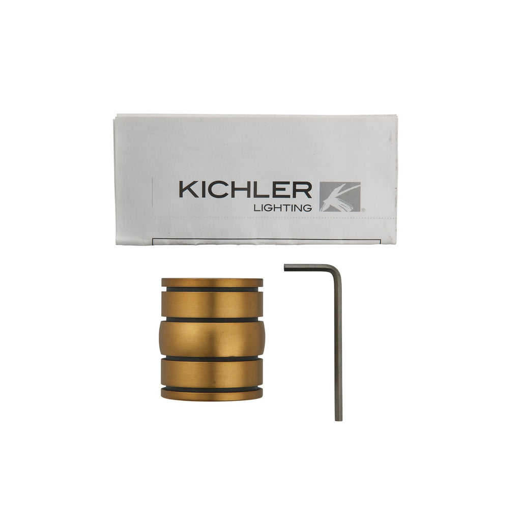 KICHLER 337007BAB Downrod Coupler Burnished Antique Brass