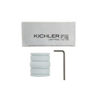 KICHLER 337007MWH Downrod Coupler Matte White