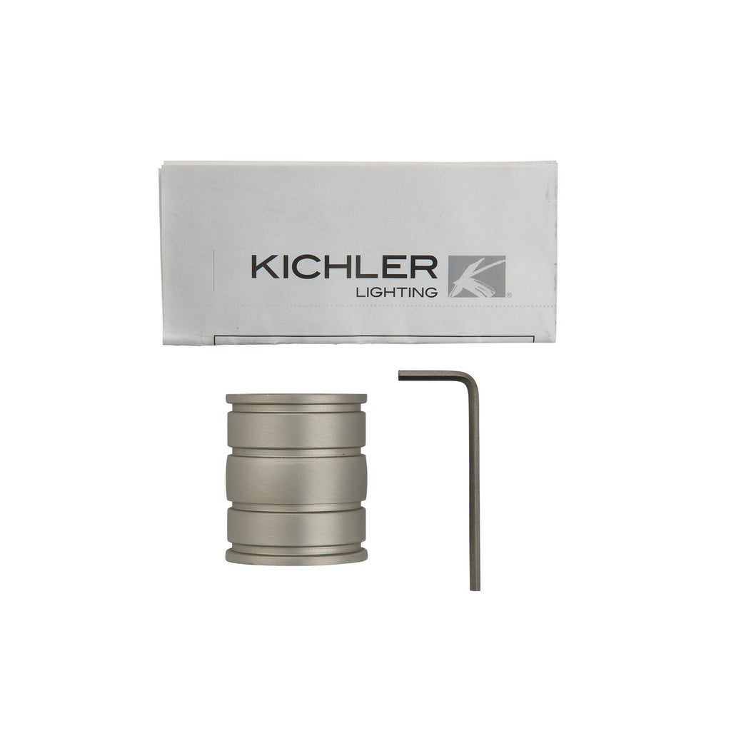 KICHLER 337007NI Downrod Coupler Brushed Nickel
