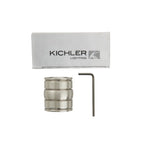 KICHLER 337007PN Downrod Coupler Polished Nickel
