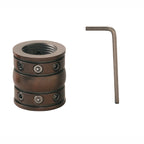 KICHLER 337007TZP Downrod Coupler Tannery Bronze