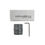 KICHLER 337007WSP Downrod Coupler Weathered Steel