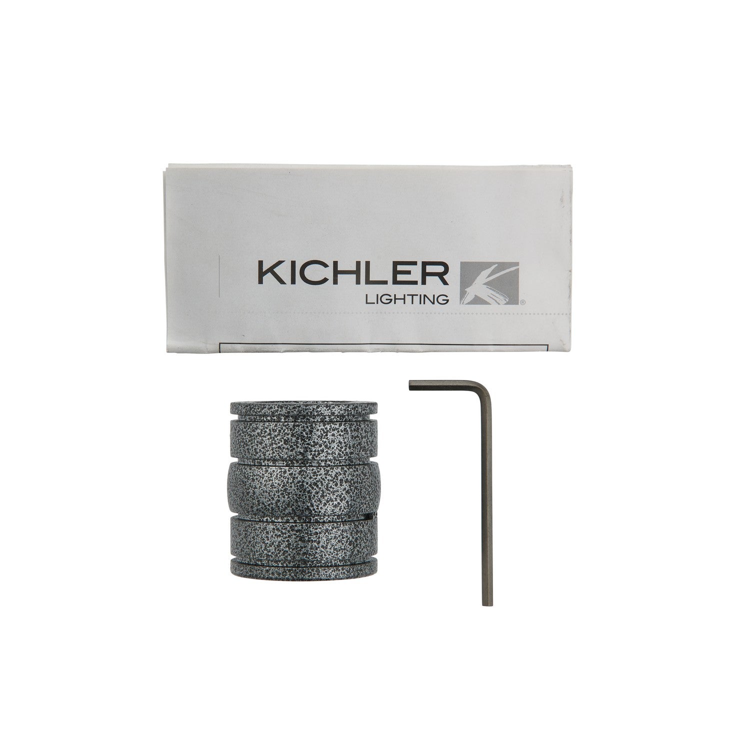 KICHLER 337007WSP Downrod Coupler Weathered Steel