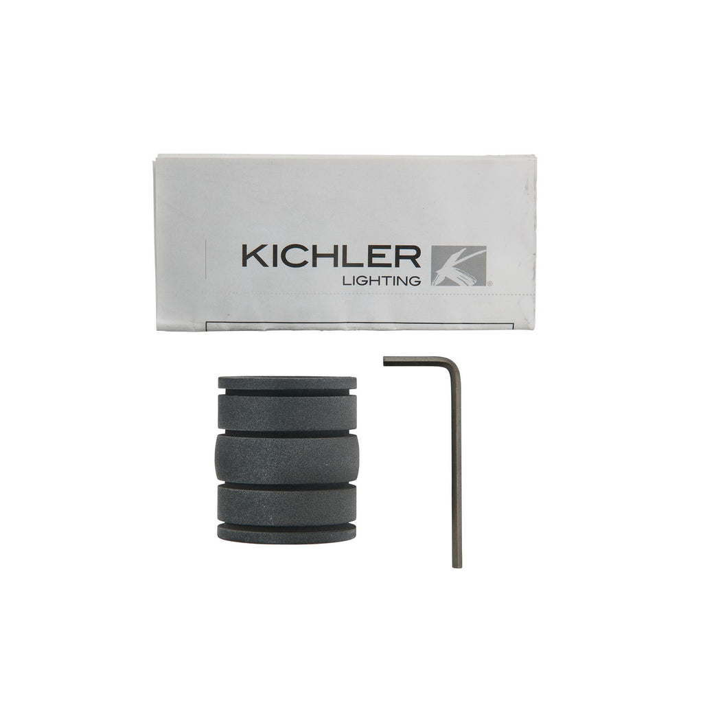 KICHLER 337007WZC Downrod Coupler Weathered Zinc