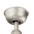 KICHLER 337033NI Sola Downrod Hanger System Brushed Nickel