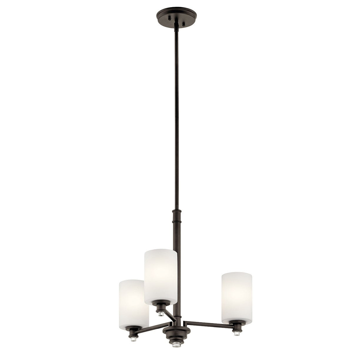 KICHLER 43922Ozl18 Joelson Led Chandelier Olde Bronze