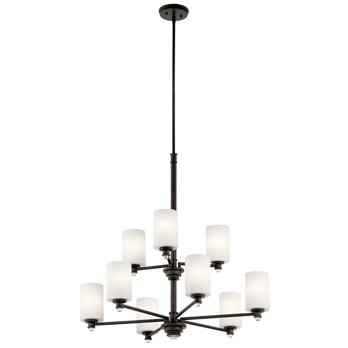 KICHLER 43924Ozl18 Joelson Led Chandelier Olde Bronze