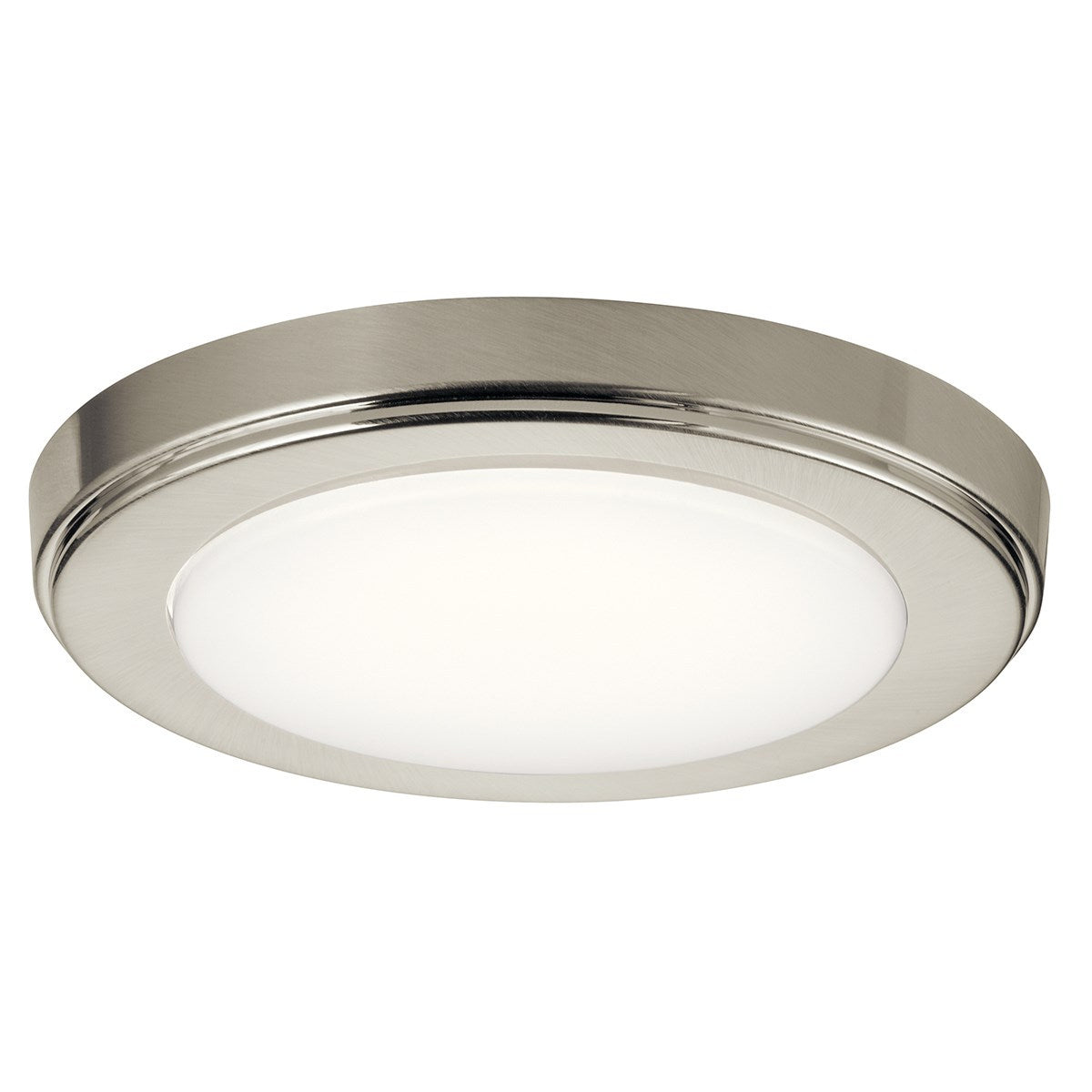 KICHLER 44244NILED30 Zeo 3000K Led 7" Round Flush Mount Brushed Nickel
