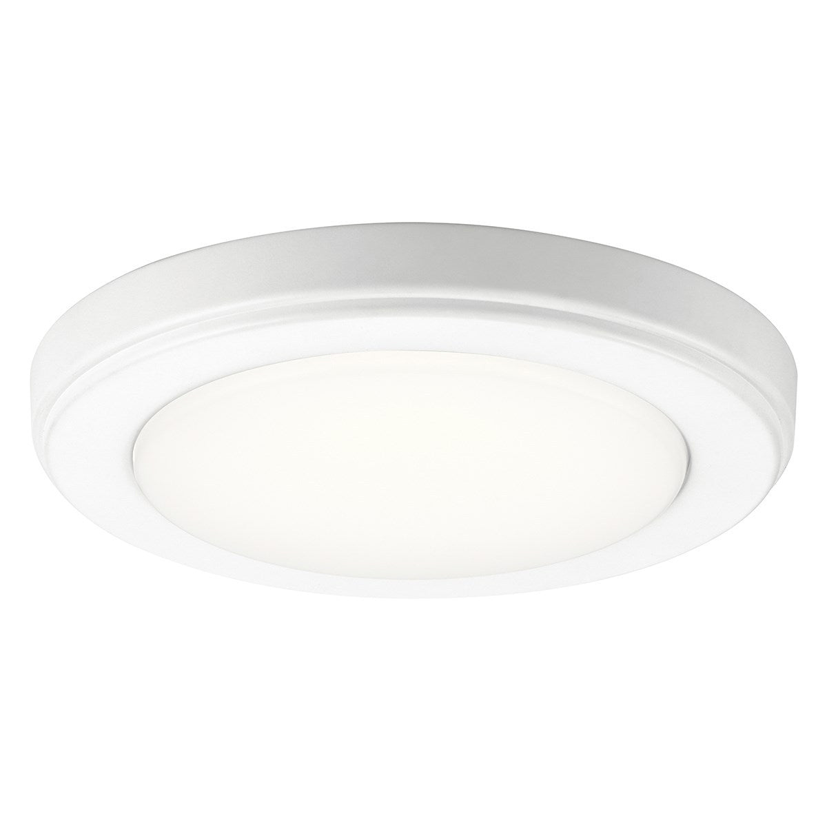 KICHLER 44244WHLED30 Zeo 3000K Led 7" Round Flush Mount White