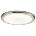 KICHLER 44248NILED40 Zeo 4000K Led 13" Round Flush Mount Brushed Nickel