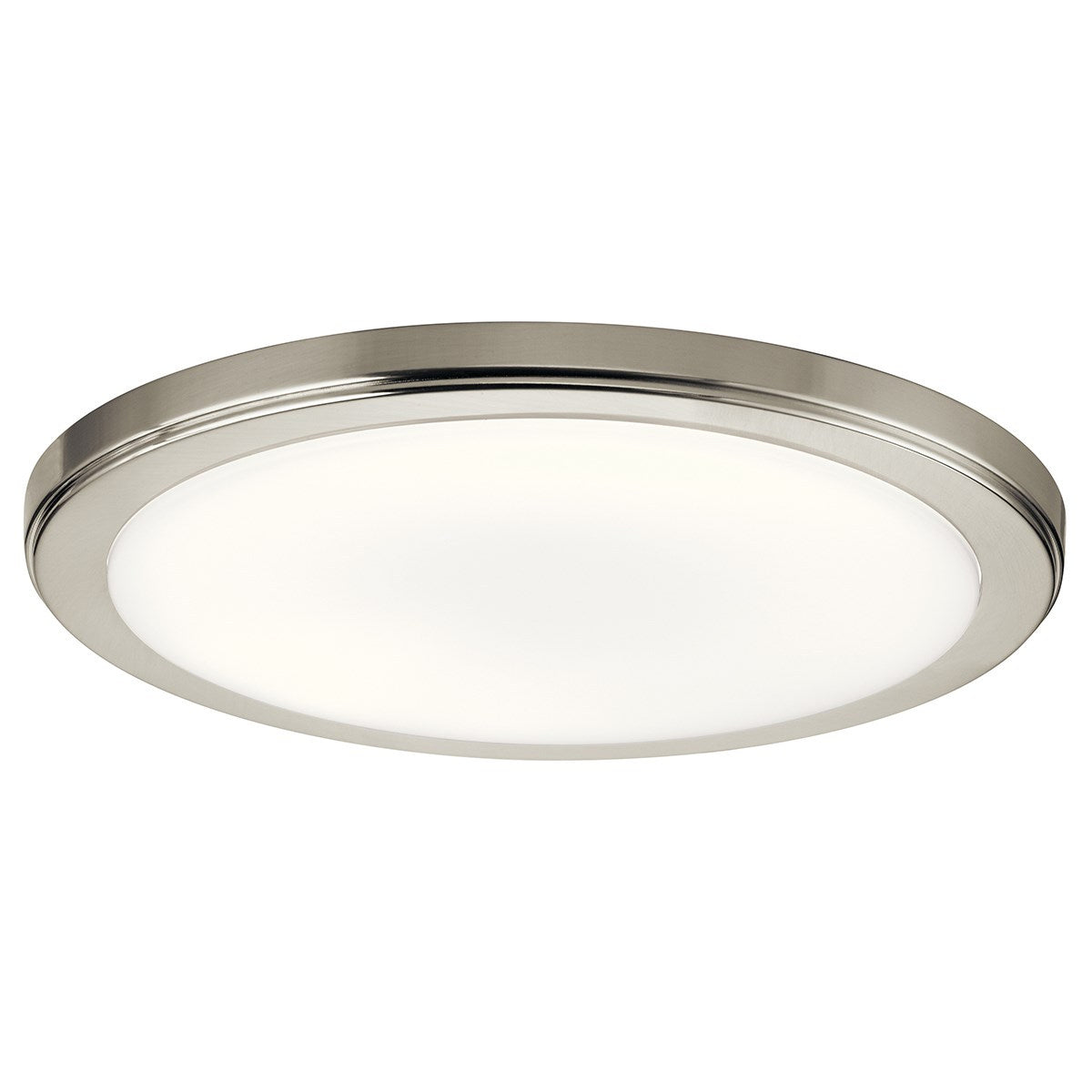 KICHLER 44248NILED40 Zeo 4000K Led 13" Round Flush Mount Brushed Nickel