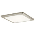 KICHLER 44249NILED30 Zeo 3000K Led 13" Square Flush Mount Brushed Nickel