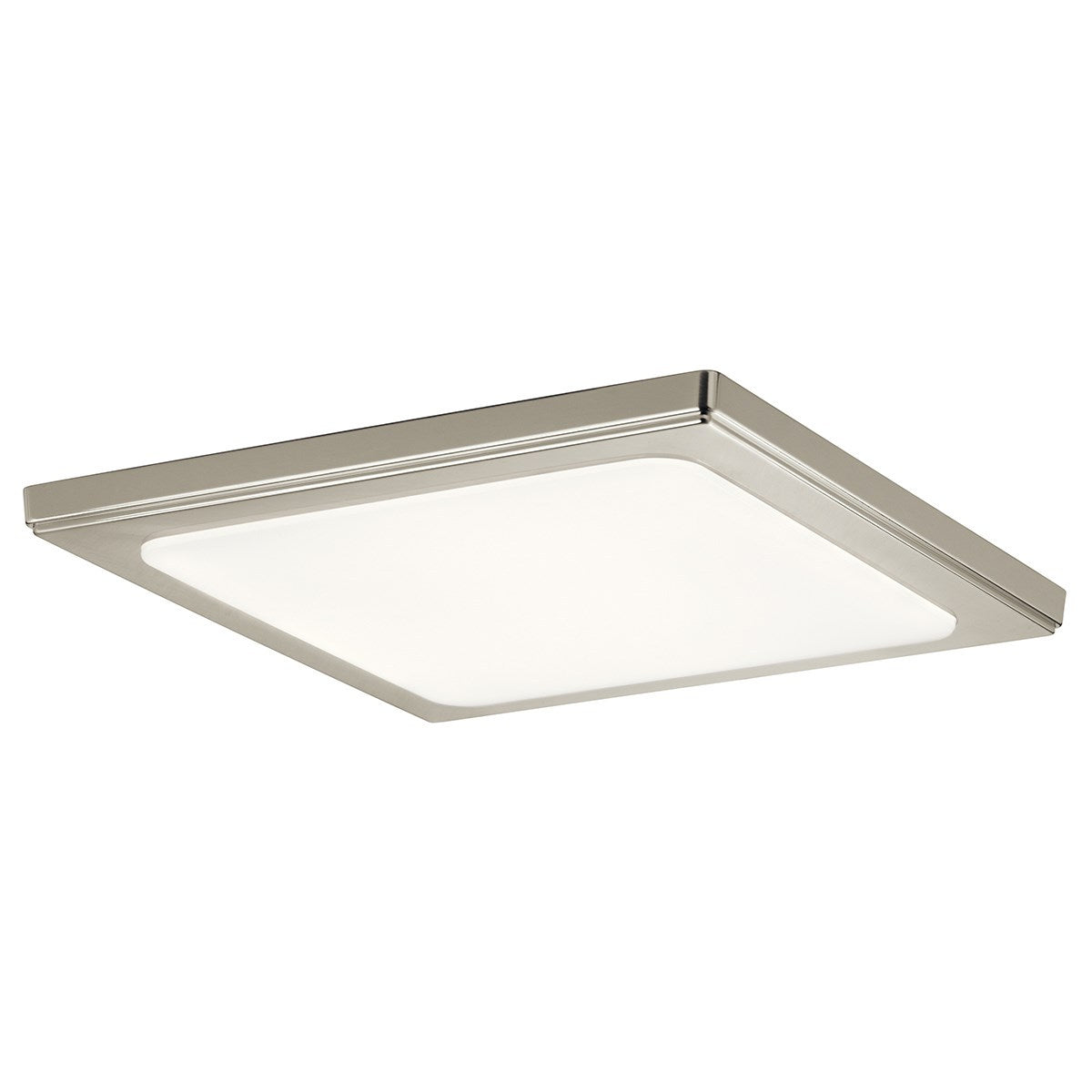 KICHLER 44249NILED30 Zeo 3000K Led 13" Square Flush Mount Brushed Nickel