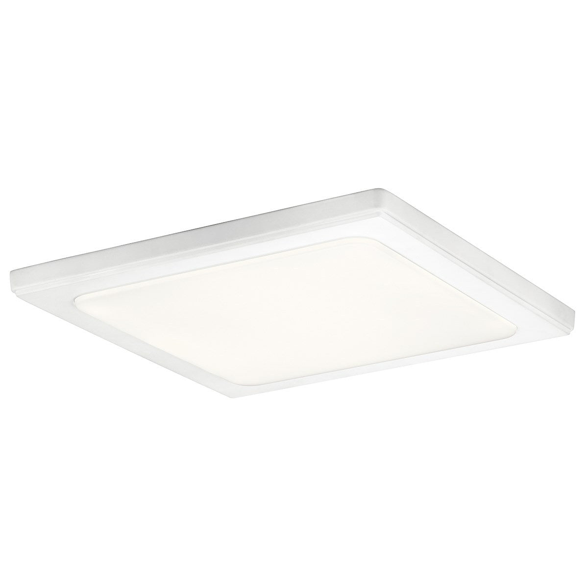 KICHLER 44249WHLED30 Zeo 3000K Led 13" Square Flush Mount White