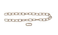 KICHLER 4901DAW 36" Heavy Gauge Chain Distressed Antique White