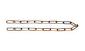 KICHLER 4921NBR 36" Chain Natural Brass