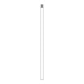 KICHLER 4935BK 12" X .625" Od Stem Black