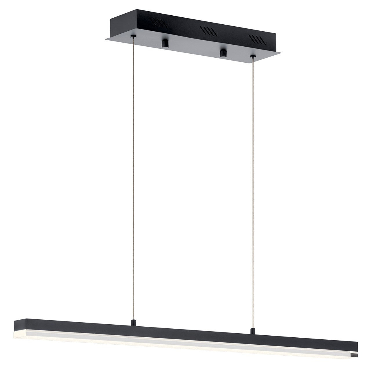 KICHLER 83593MBK Gorve Led 3000K 39.25" Linear Chandelier Matte Black