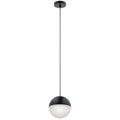 KICHLER 83854MBKWH Moonlit Led 3000K 7.75" Pendant Matte Black With White Glass