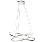 ELAN 83866 Opus 2 Ring XL LED Pendant Chrome