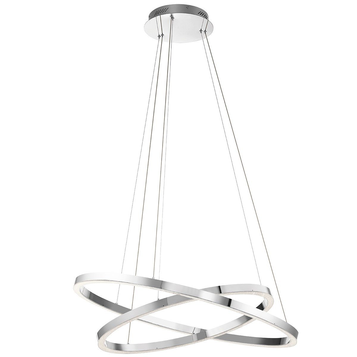 ELAN 83866 Opus 2 Ring XL LED Pendant Chrome