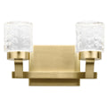 KICHLER 84040CG Rene 3000K Led 2 Light Vanity Light Champagne Gold