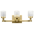 KICHLER 84041CG Rene 3000K Led 3 Light Vanity Light Champagne Gold
