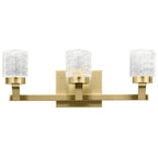 KICHLER 84041CG Rene 3000K Led 3 Light Vanity Light Champagne Gold