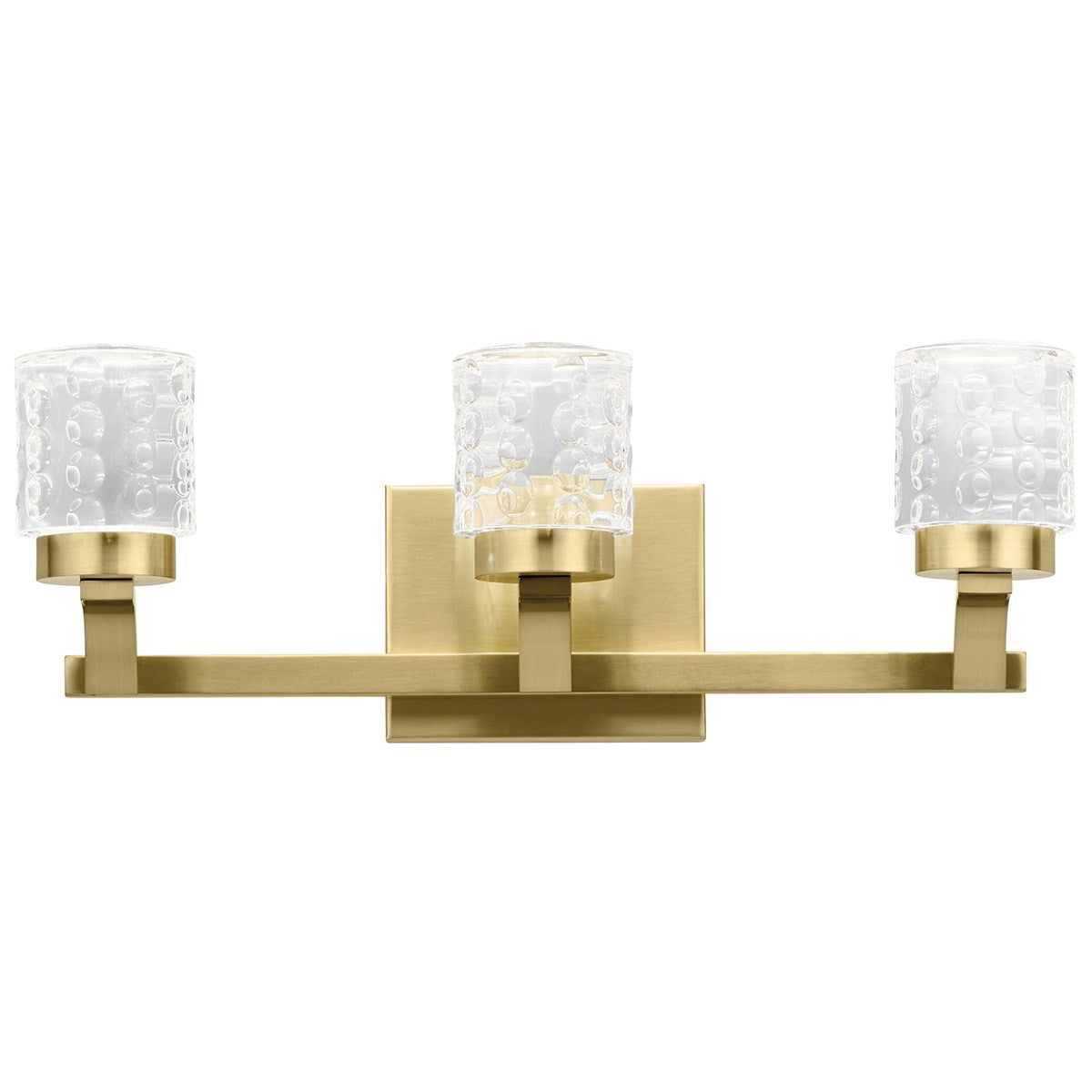 KICHLER 84041CG Rene 3000K Led 3 Light Vanity Light Champagne Gold
