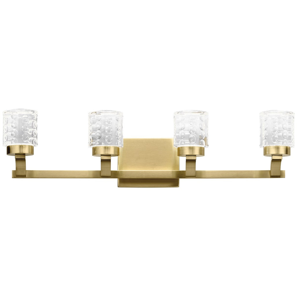 KICHLER 84042CG Rene 3000K Led 3 Light Vanity Light Champagne Gold