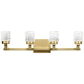 KICHLER 84042CG Rene 3000K Led 3 Light Vanity Light Champagne Gold