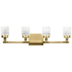 KICHLER 84042CG Rene 3000K Led 3 Light Vanity Light Champagne Gold