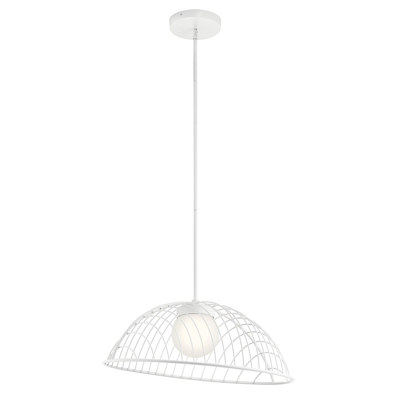 KICHLER 84095WH Clevo Led Pendant White
