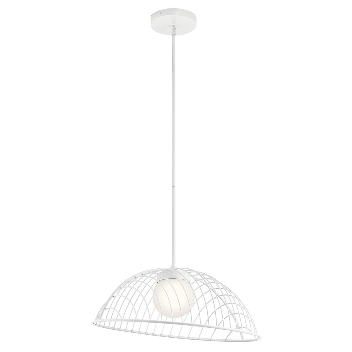 KICHLER 84095WH Clevo Led Pendant White