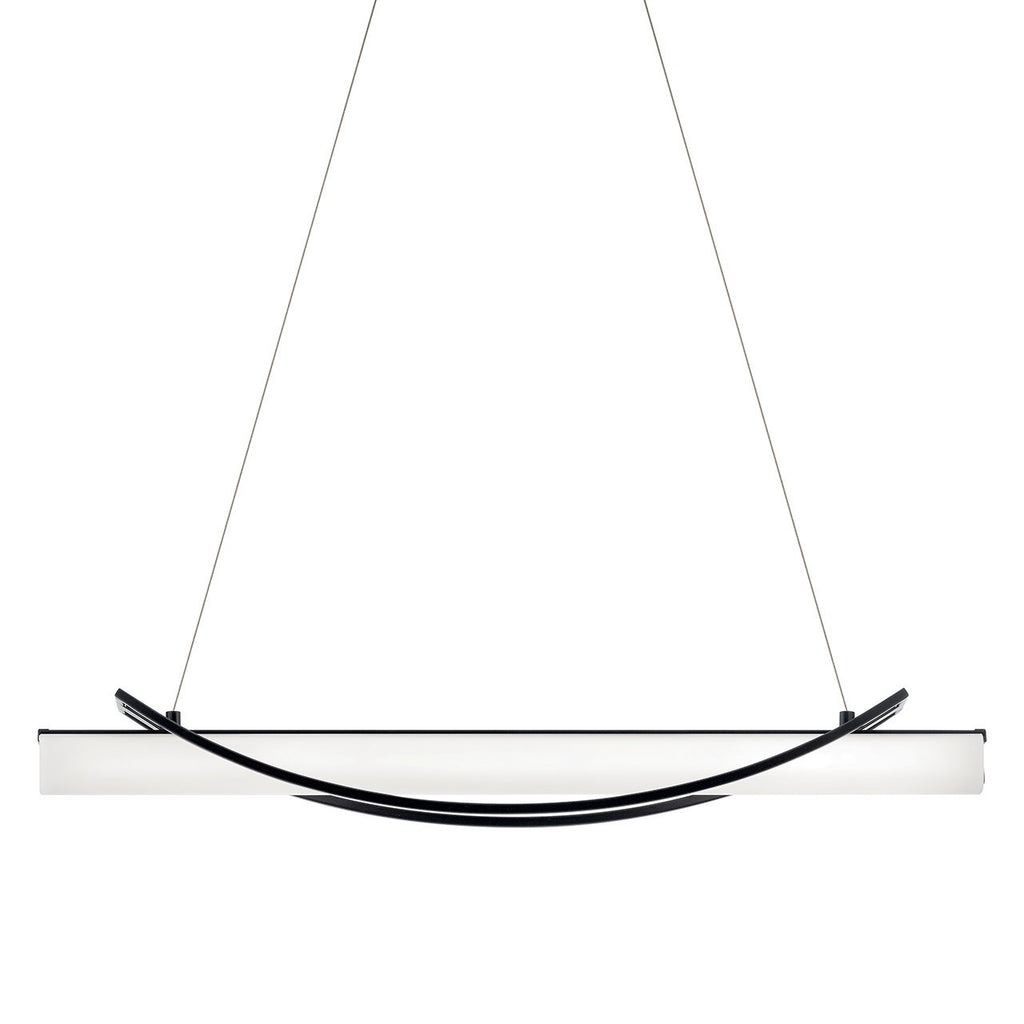 KICHLER 84125MBK Rowan Led Linear Chandelier Matte Black