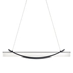 KICHLER 84125MBK Rowan Led Linear Chandelier Matte Black