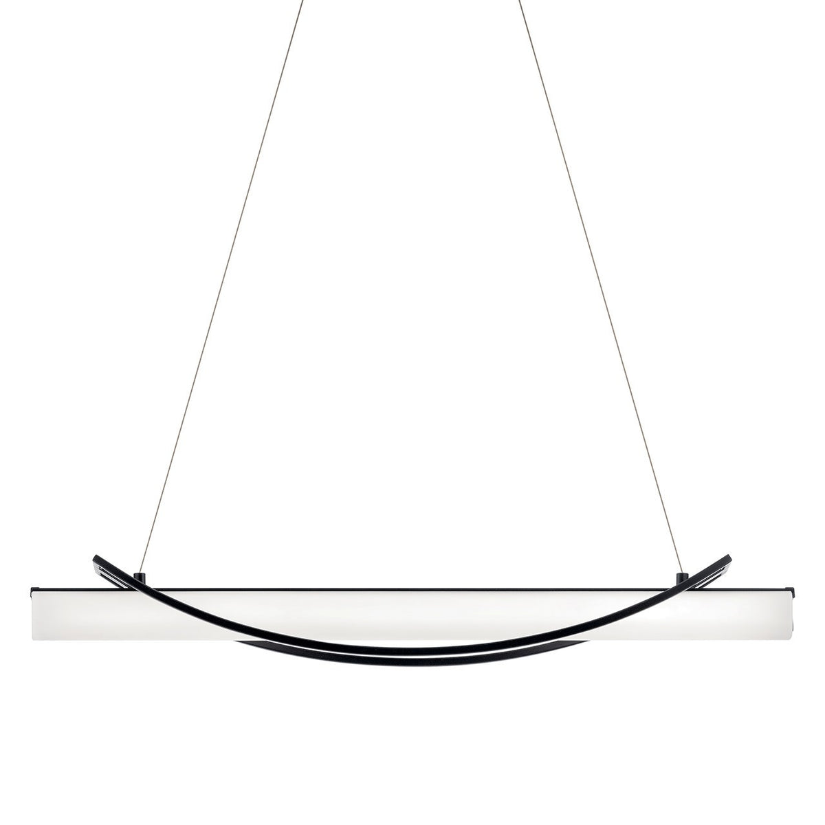 KICHLER 84125MBK Rowan Led Linear Chandelier Matte Black