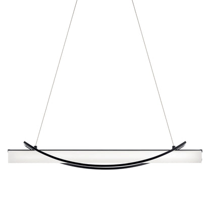 KICHLER 84125MBK Rowan Led Linear Chandelier Matte Black