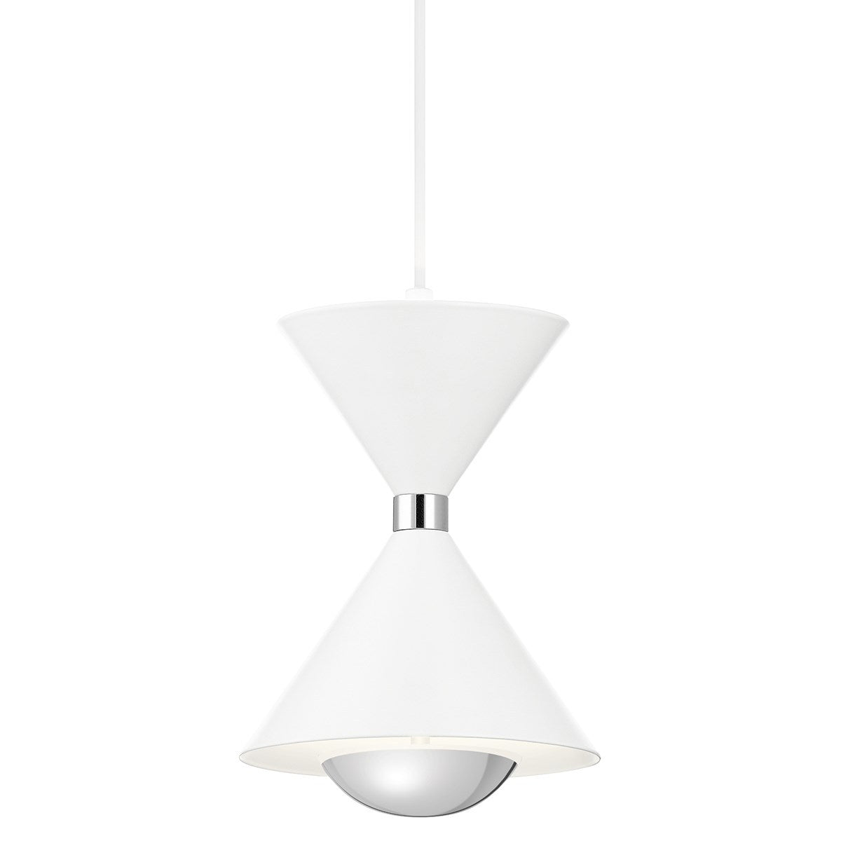KICHLER 84130MWH Kordan Led Mini Pendant Matte White