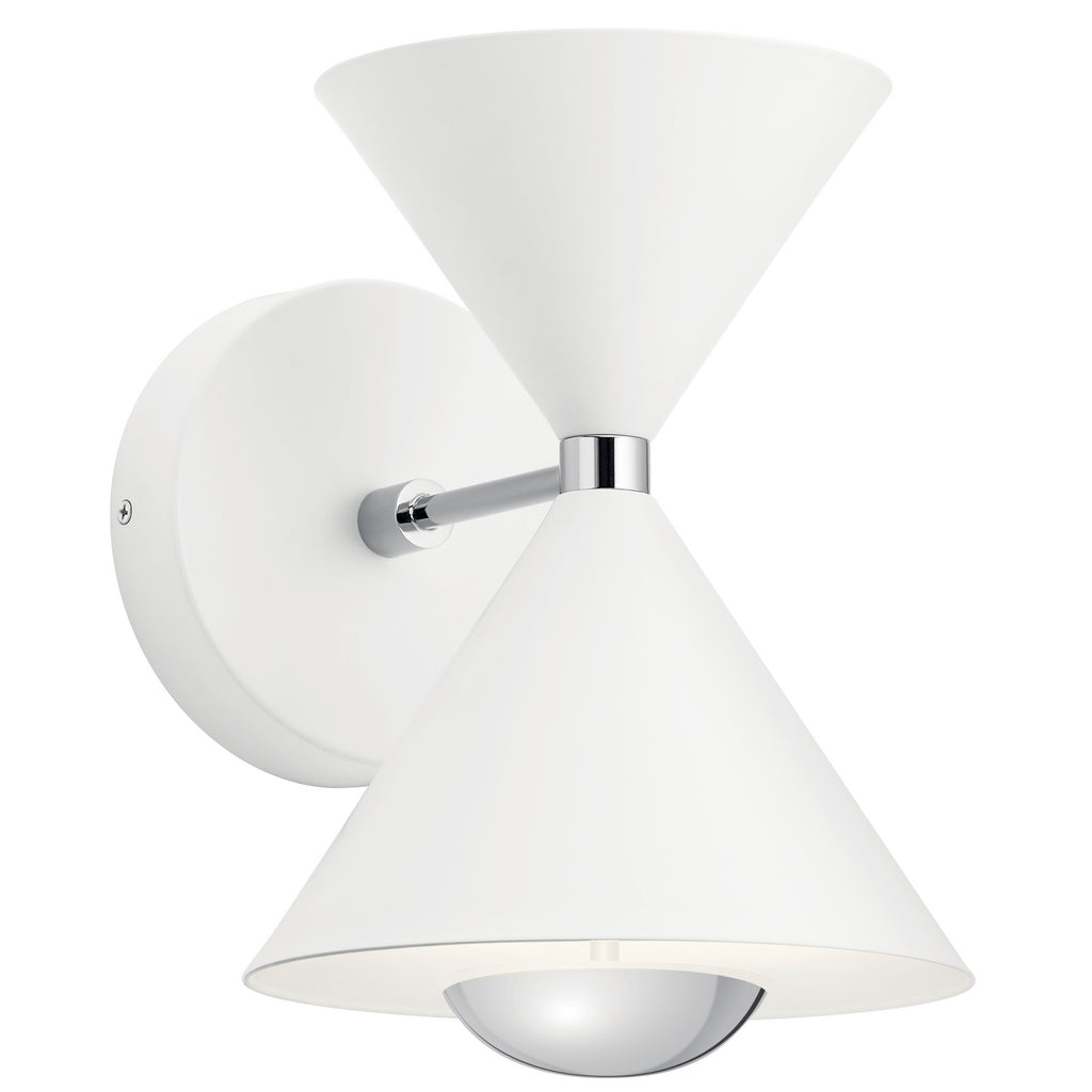 KICHLER 84131MWH Kordan Led Wall Sconce Matte White
