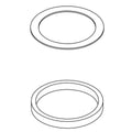 KOHLER Spud Seal Kit, 1-1/2", K-1060053