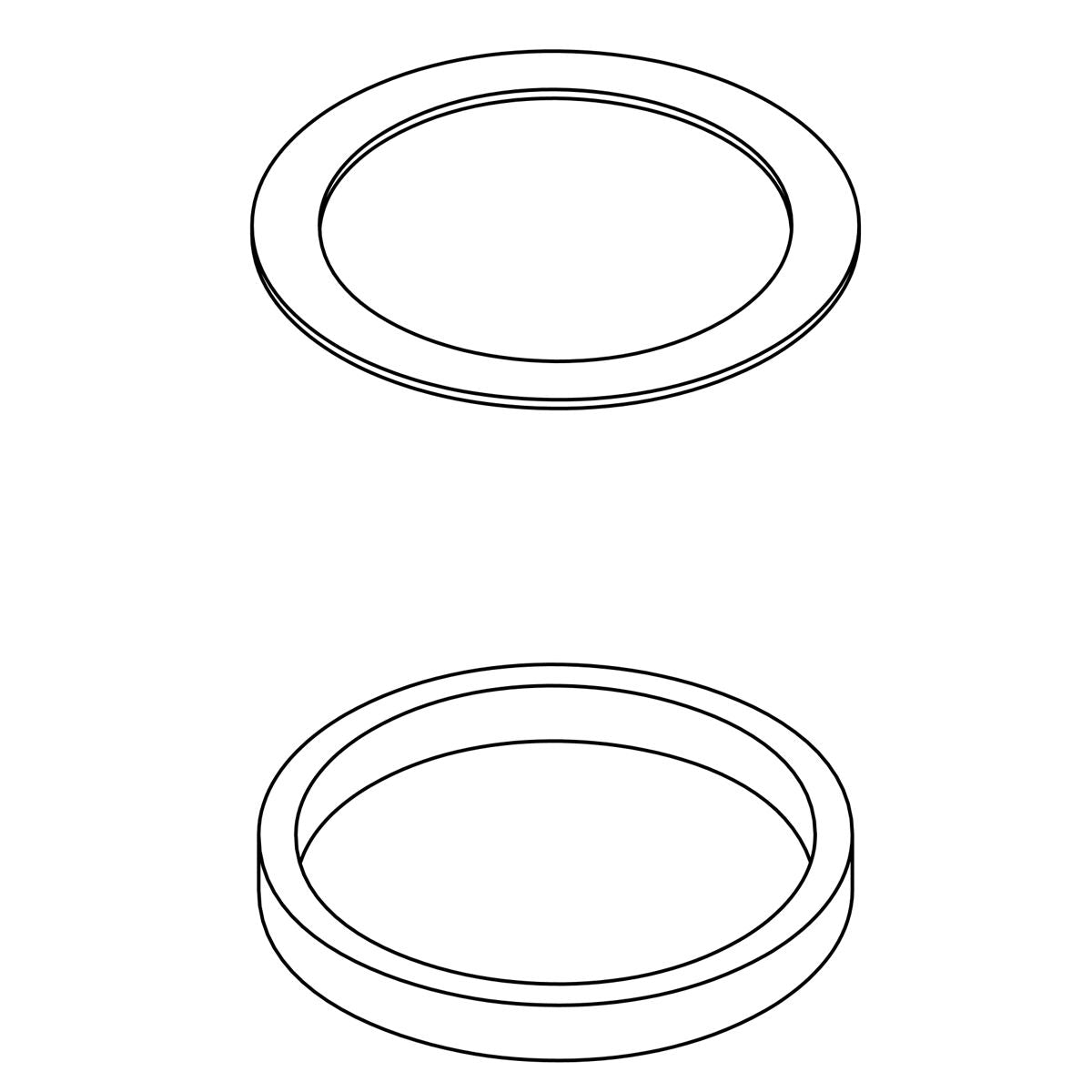KOHLER Spud Seal Kit, 3/4", K-1060055
