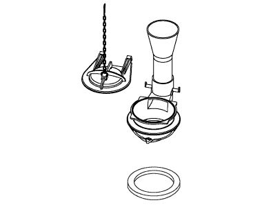 KOHLER Flush Valve Kit, K-1060862