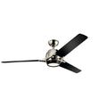 KICHLER 300060PN Zeus 60"Ceiling Fan Polished Nickel