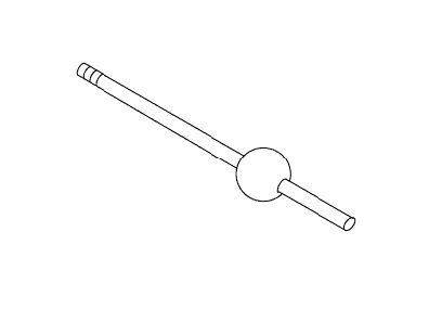 KOHLER Drain Rod Assembly, Short - Matte Black, K-1063326-BL