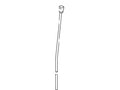 KOHLER Lift Rod Assembly - Polished Chrome, K-1063733-CP