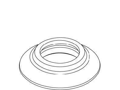 KOHLER Escutcheon, Handle - Polished Chrome, K-1063740-CP