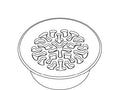 KOHLER Trim Ring, Grid Drain - Matte Black, K-1065325-BL