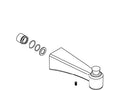 KOHLER Assembly, Spout - Polished Chrome, K-1065334-CP